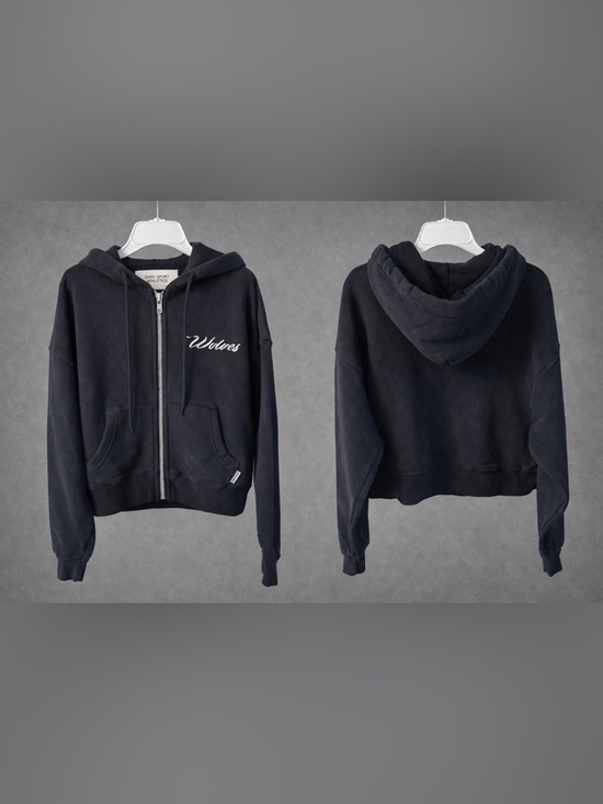 Darc Sport Tops - Darc Sport Black 'Wolves' Zip Hoodie